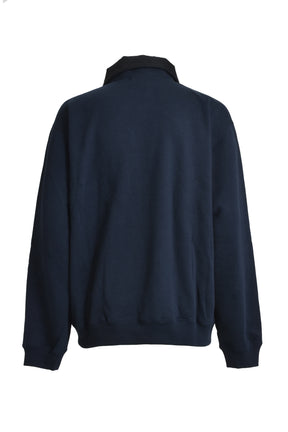 HALF ZIP SWEATSHIRT  / NVY