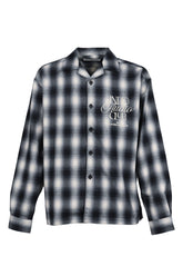 OMBRE CHECK SHIRT / BLK