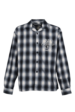 OMBRE CHECK SHIRT / BLK