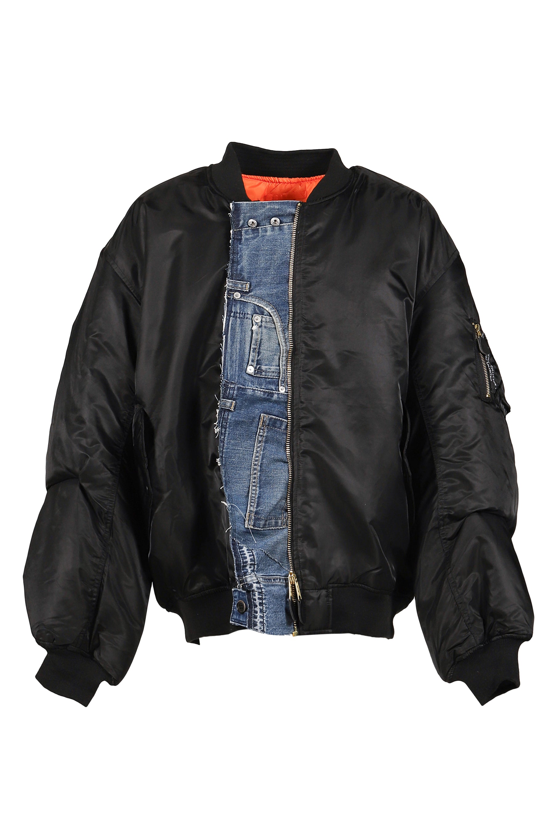 MARINA YEE マリナ イー FW25 CUSTOMIZED BOMBER JACKET / BLK