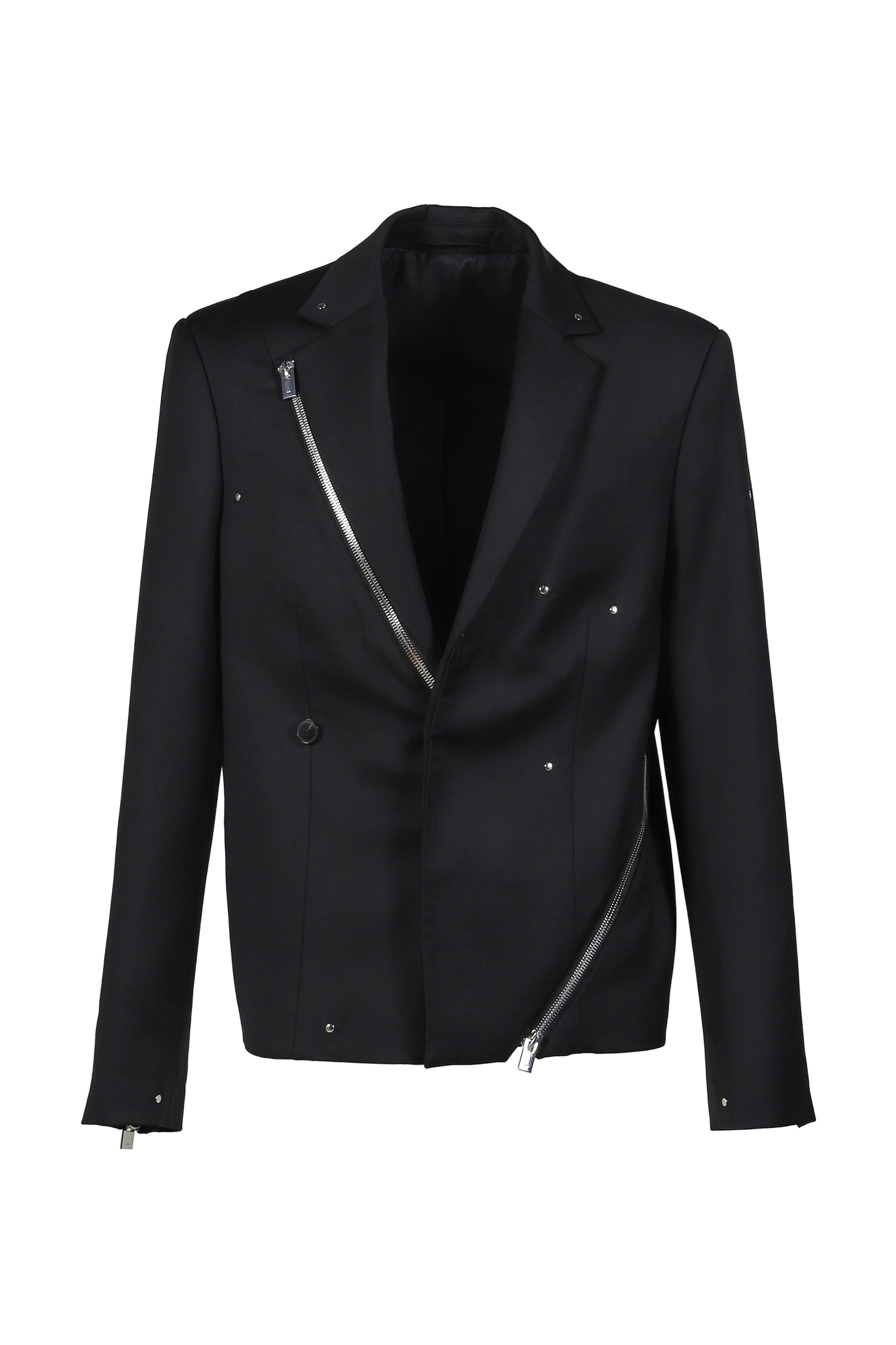 HELIOT EMIL LUCENT TAILORED JACKET / BLK