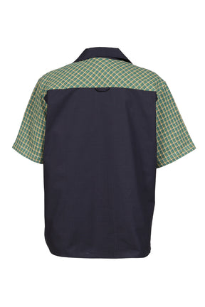 ALOHA SHIRT /GRN CHECK
