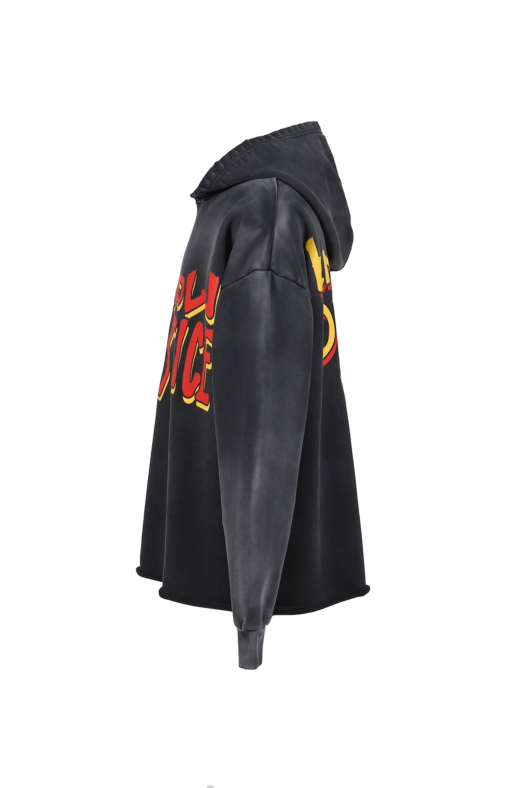 KNOW JUSTICE KNOW PEACE HOODIE / BLK