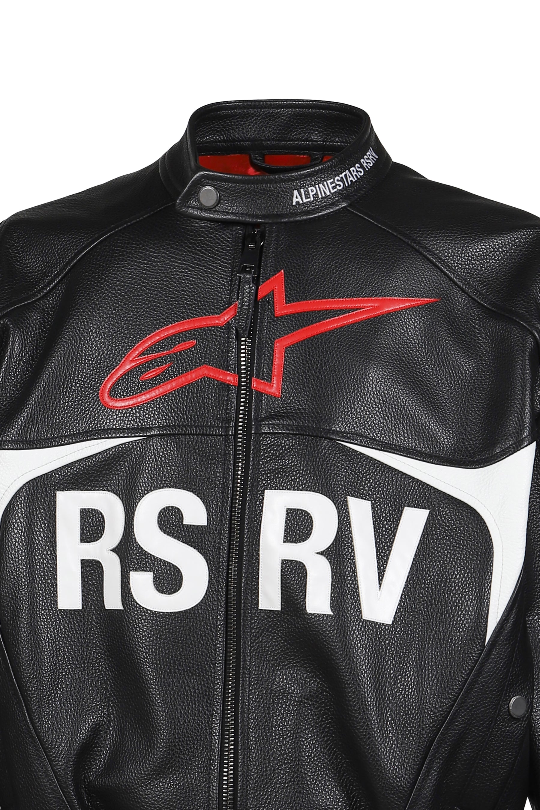 CHIEF BOMBER LEATHER JACKET / BLK