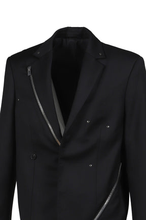 HELIOT EMIL LUCENT TAILORED JACKET / BLK