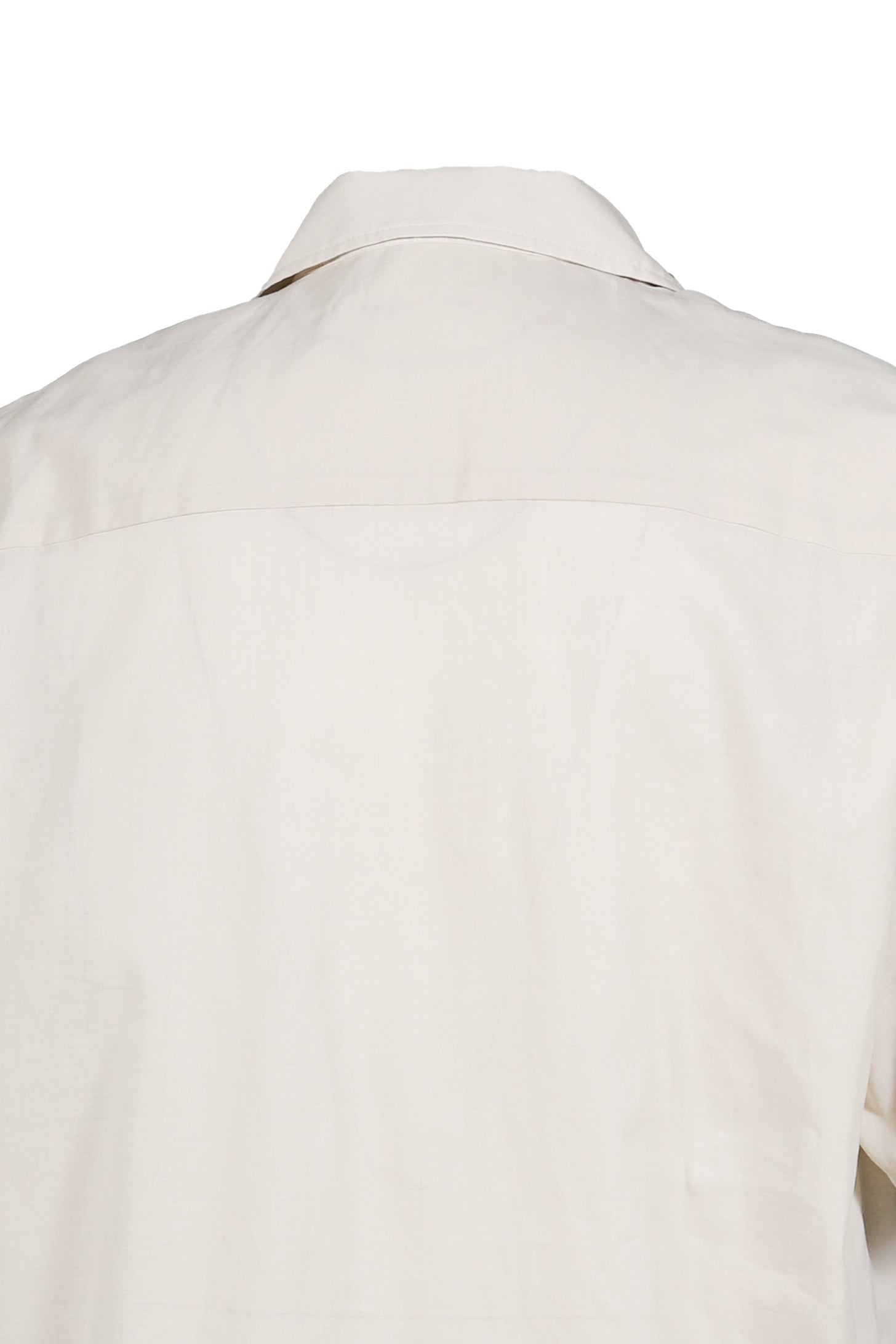 TOGA TOO PLAIN WEAVE METAL S/S SHIRT / OFF WHT