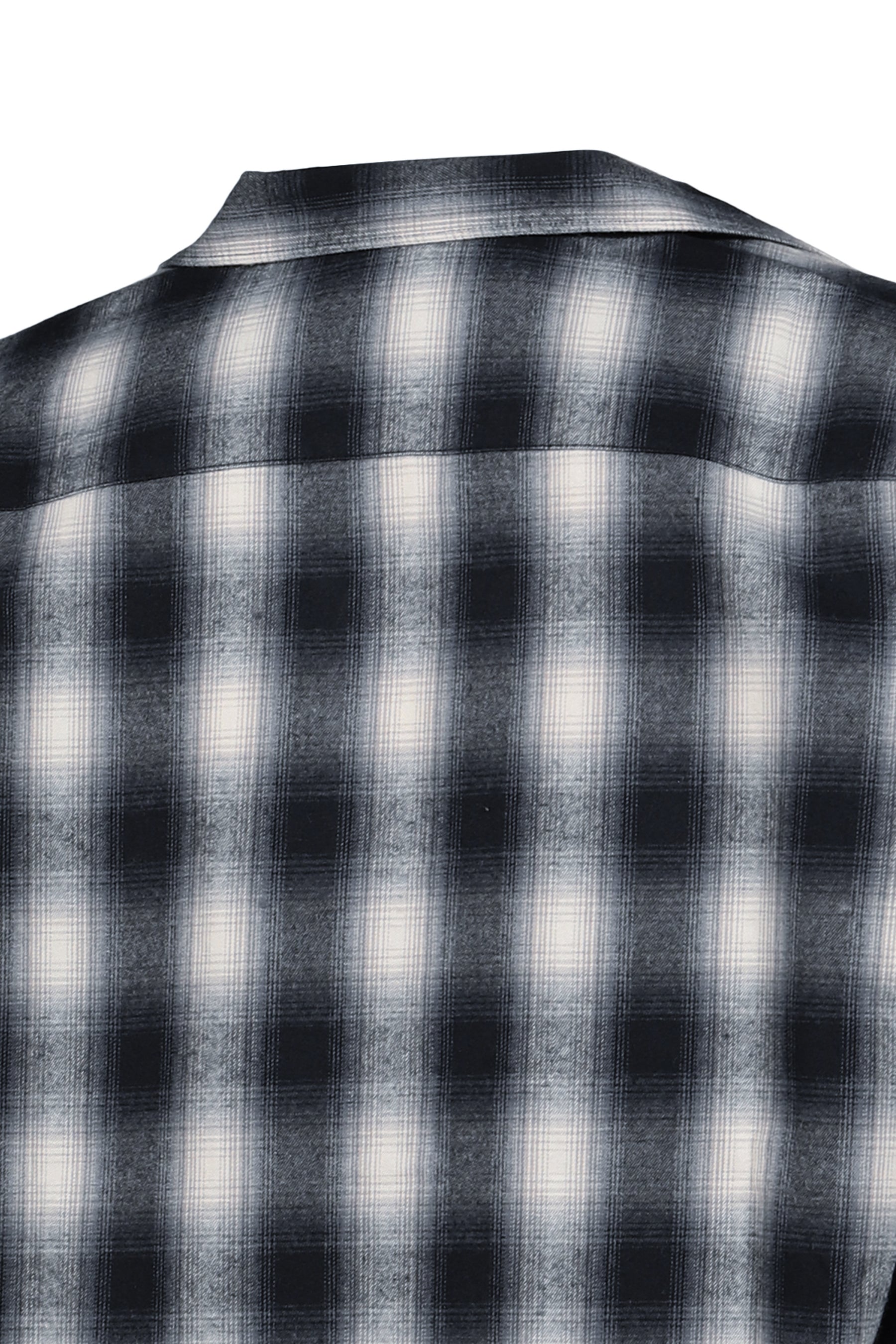 OMBRE CHECK SHIRT / BLK