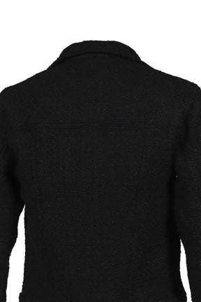 SPREAD COLLAR JACKET / BLACK