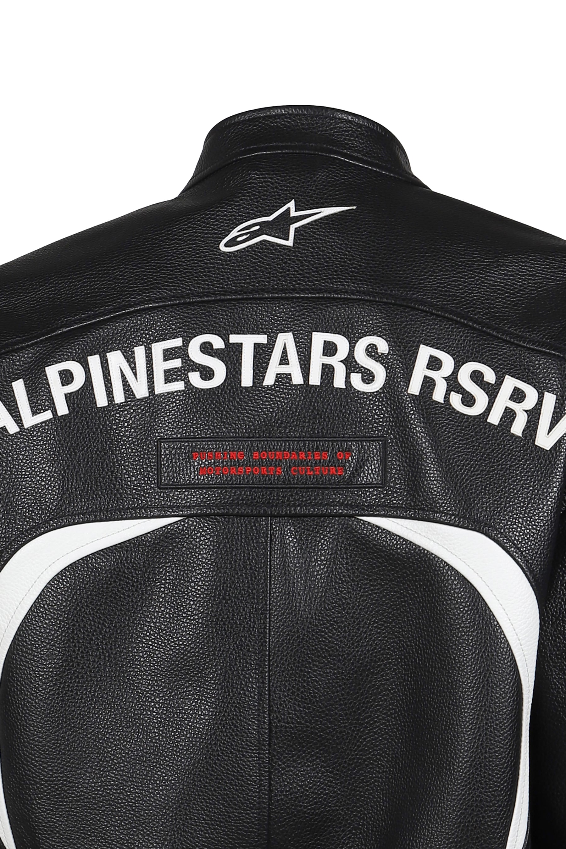 CHIEF BOMBER LEATHER JACKET / BLK