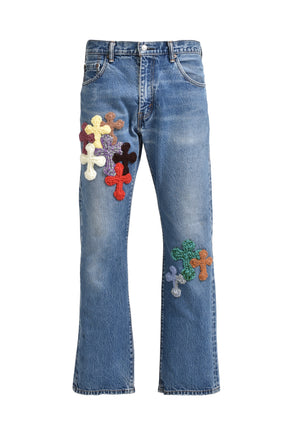 AGGREGATION 3D CROSS DENIM / MULTI