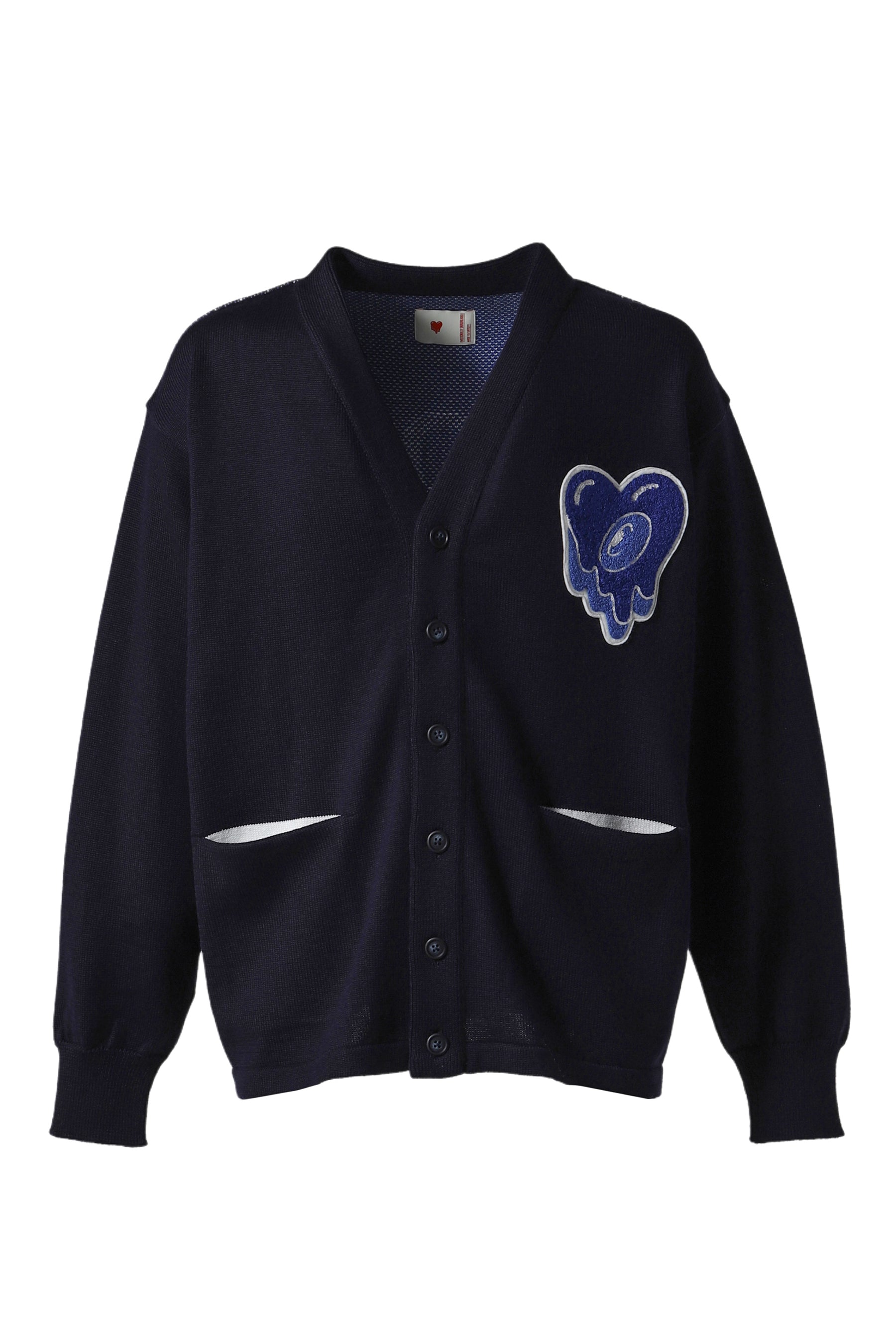 NOW ON REC CARDIGAN / NAVY