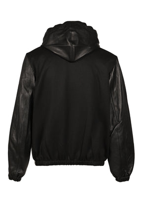 VISTA LEATHER ANORAK / BLK IVO