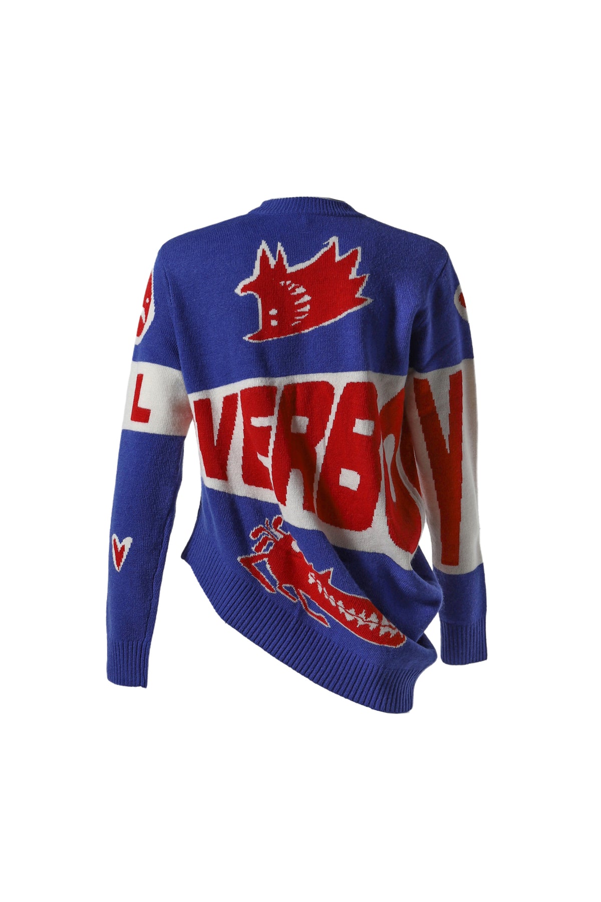 TOPSY TURVY LOVERBOY LOGO JUMPER / BLUE-RED