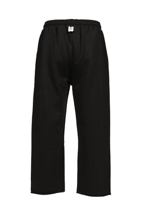 CROPPED SWEATPANTS / WASHED BLK