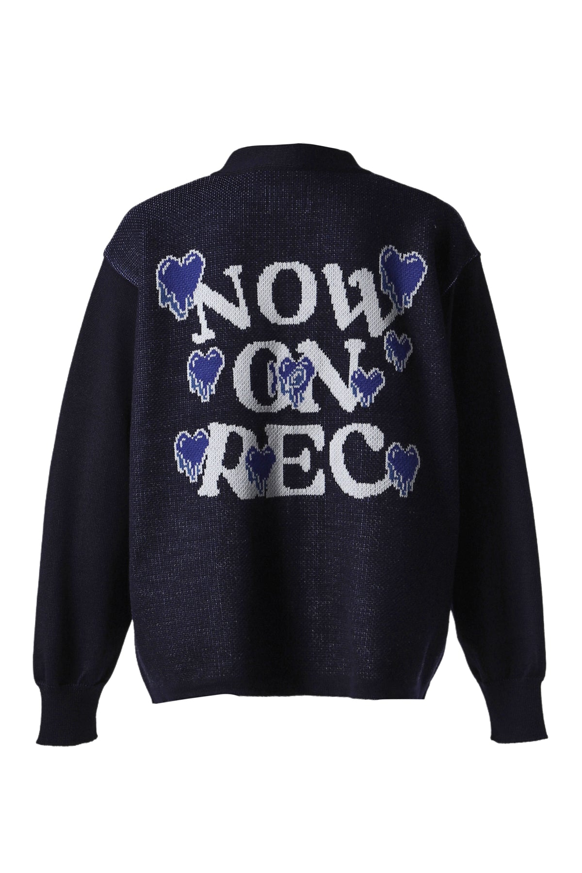 NOW ON REC CARDIGAN / NAVY