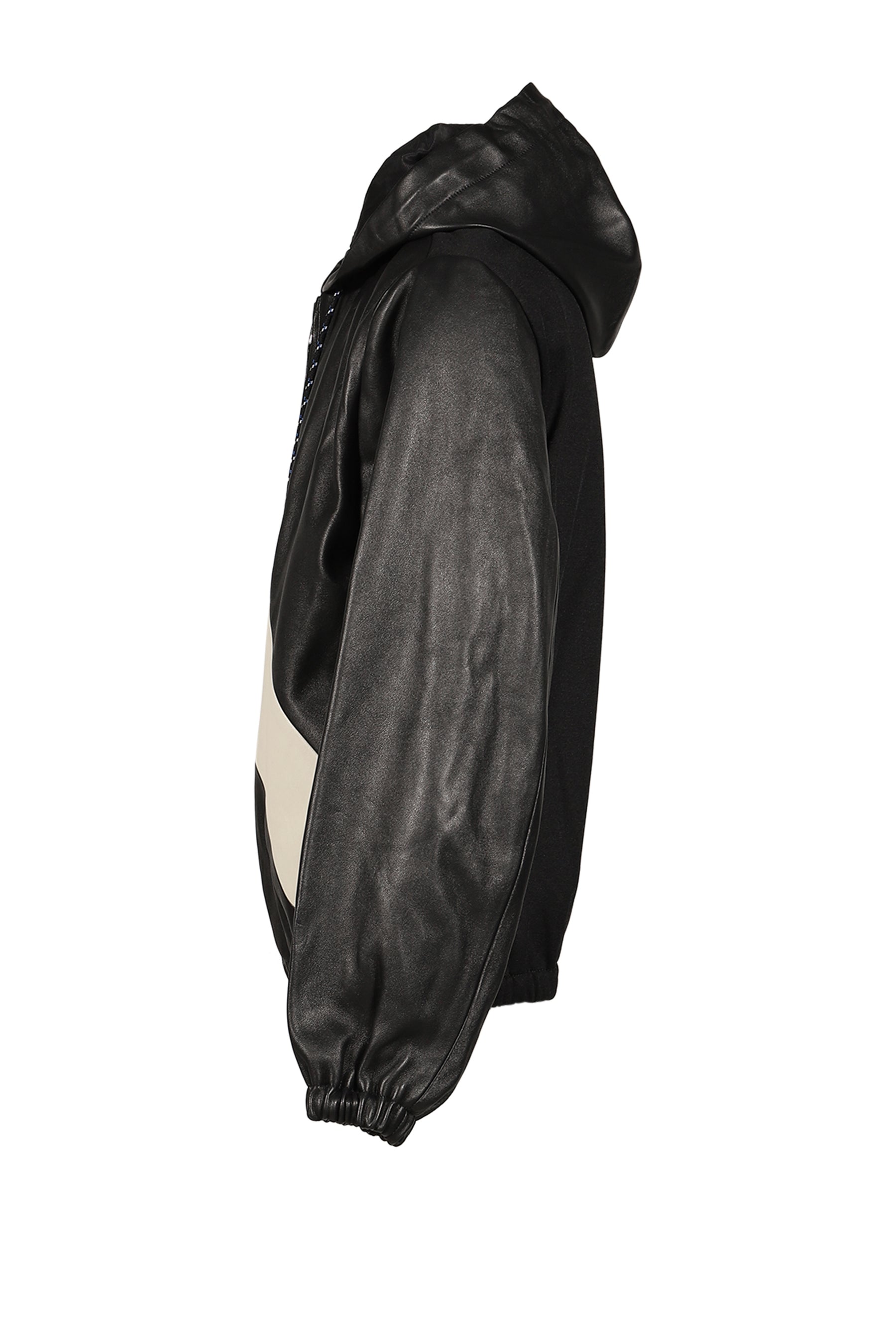 VISTA LEATHER ANORAK / BLK IVO