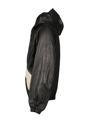 VISTA LEATHER ANORAK / BLK IVO