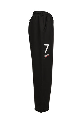 CROPPED SWEATPANTS / WASHED BLK