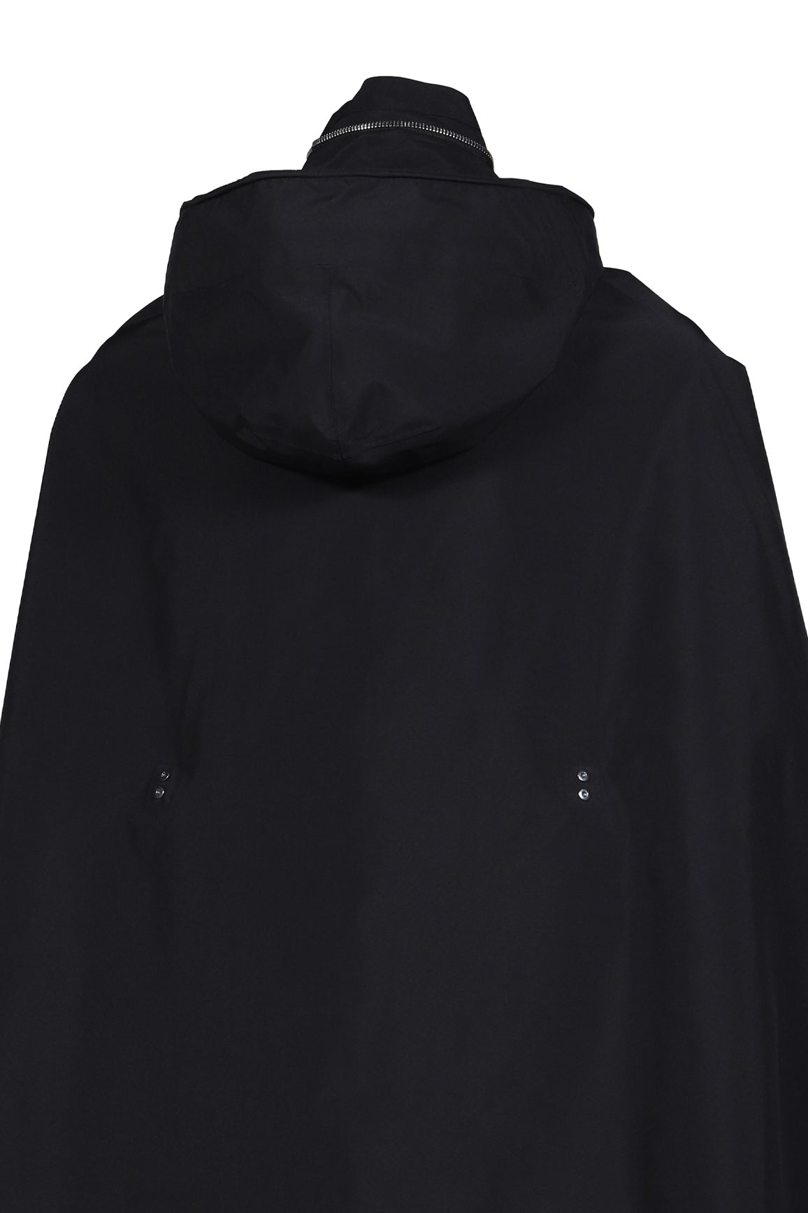 HOODED CAPE / BLK