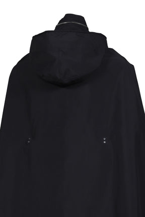 HOODED CAPE / BLK
