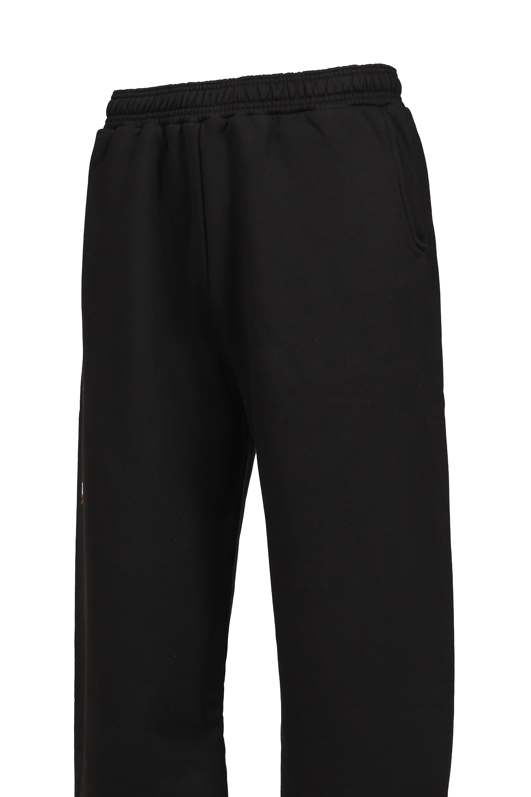 CROPPED SWEATPANTS / WASHED BLK