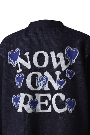 NOW ON REC CARDIGAN / NAVY