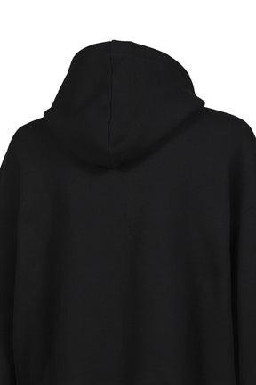 HOODIE WITH LA PATCHES / BLACK