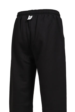 CROPPED SWEATPANTS / WASHED BLK