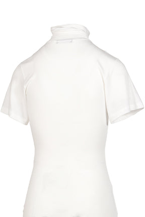 PRIMATE TURTLENECK DRESS / WHT