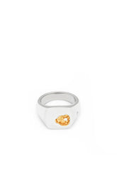 MINED RING SMALL DIAMOND / SIL