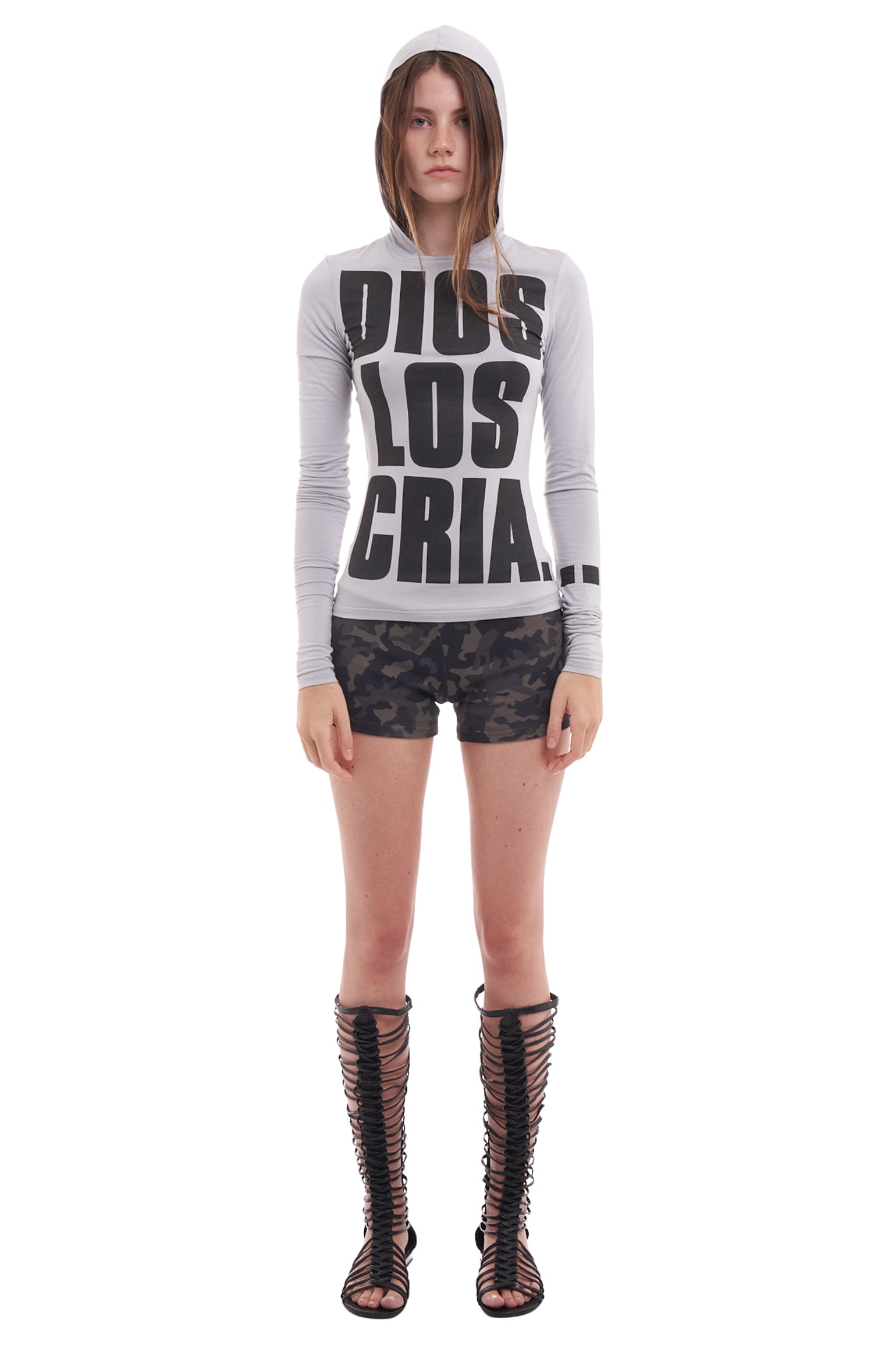 DIOS LOS CRIA BELLA TOP / GRY