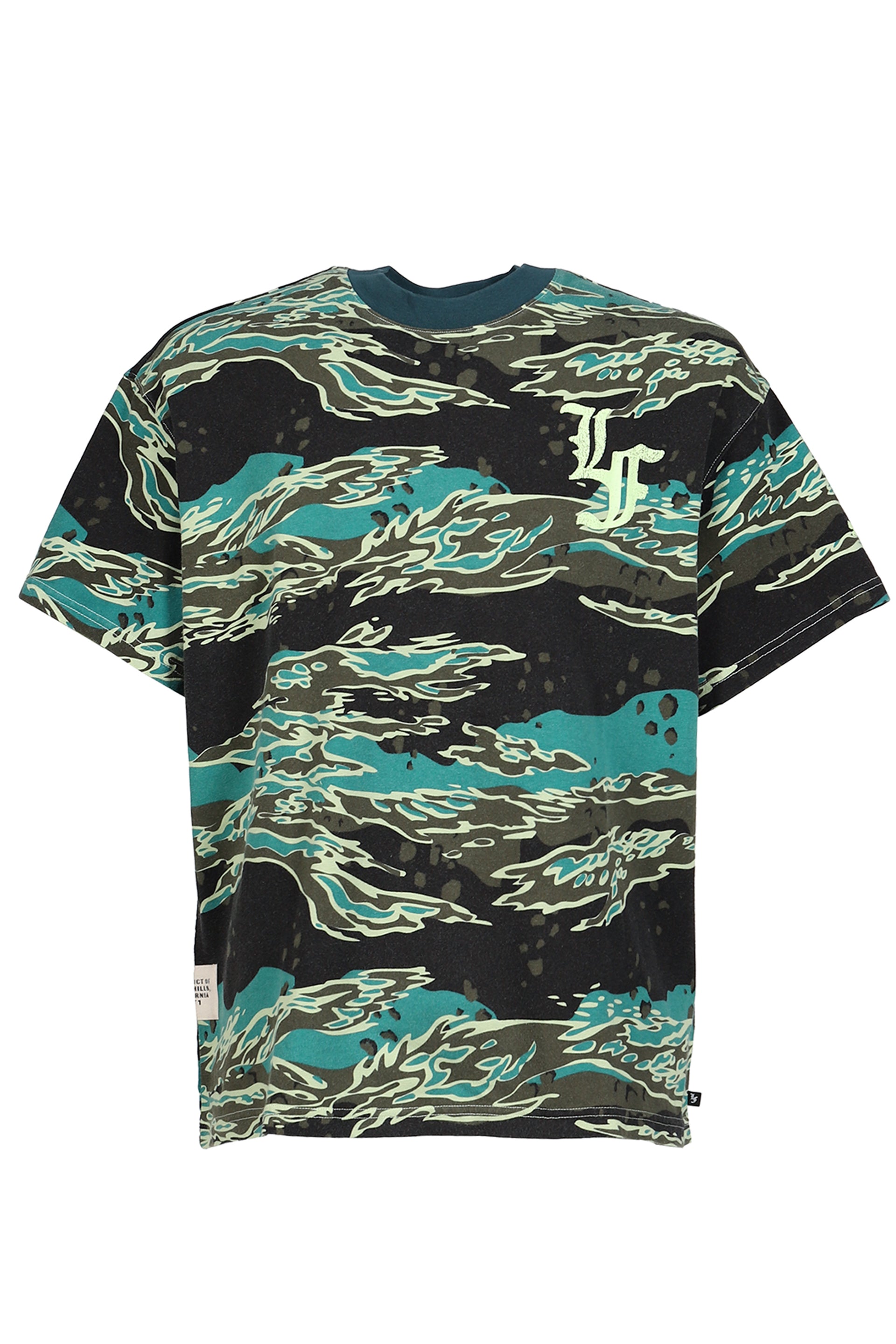 LA FRANC_ SUPPLY AOP T SHIRTS / GRN TERRAIN
