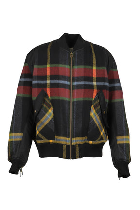 BLANKET BOMBER JACKET / COMBO TARTAN 