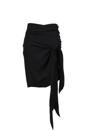 MIDI SKIRT / BLK