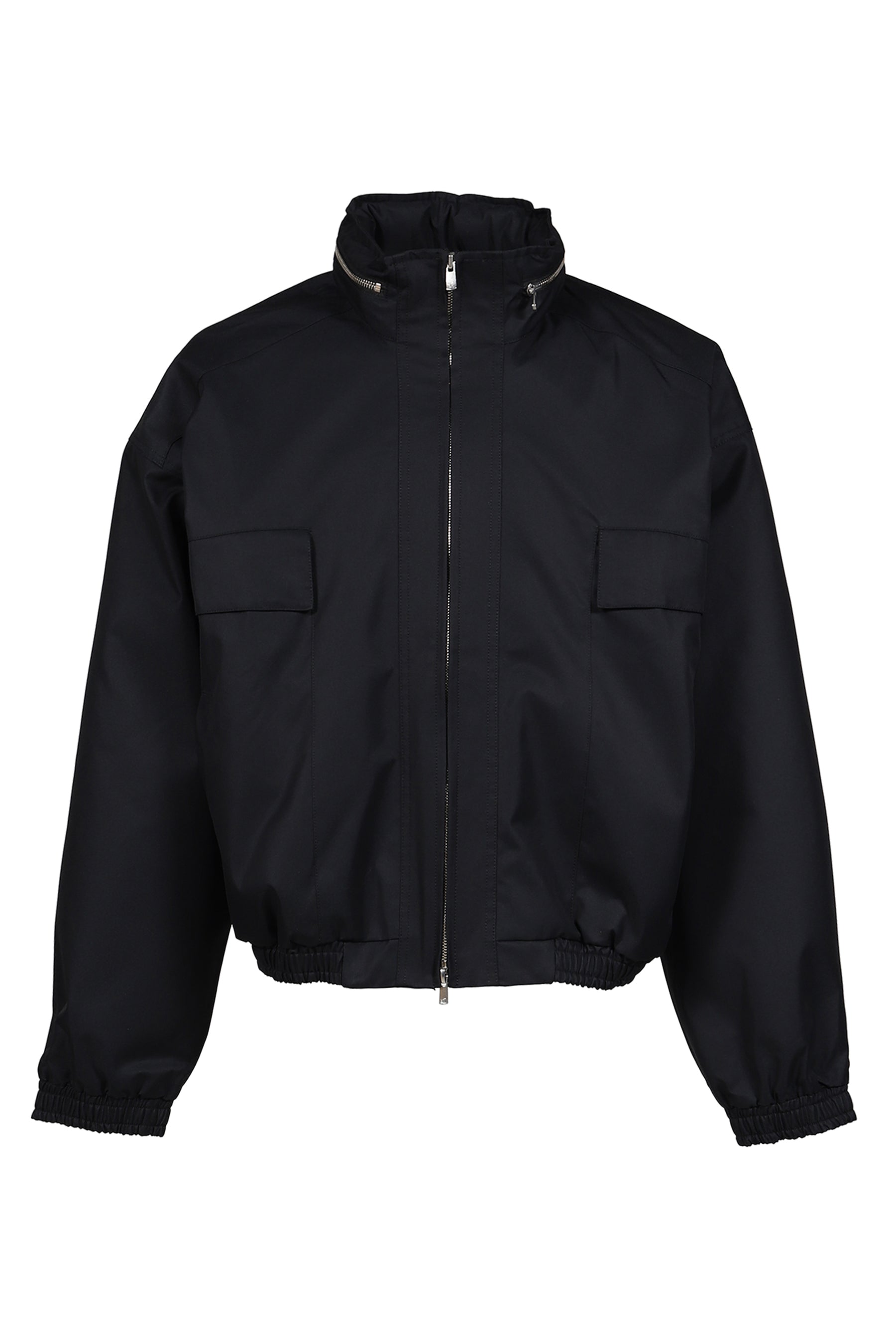 REIA HOODED WORK JACKET / CARBON BLK
