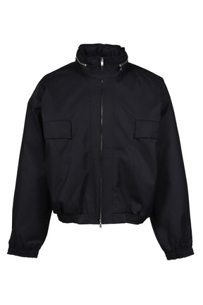 REIA HOODED WORK JACKET / CARBON BLK