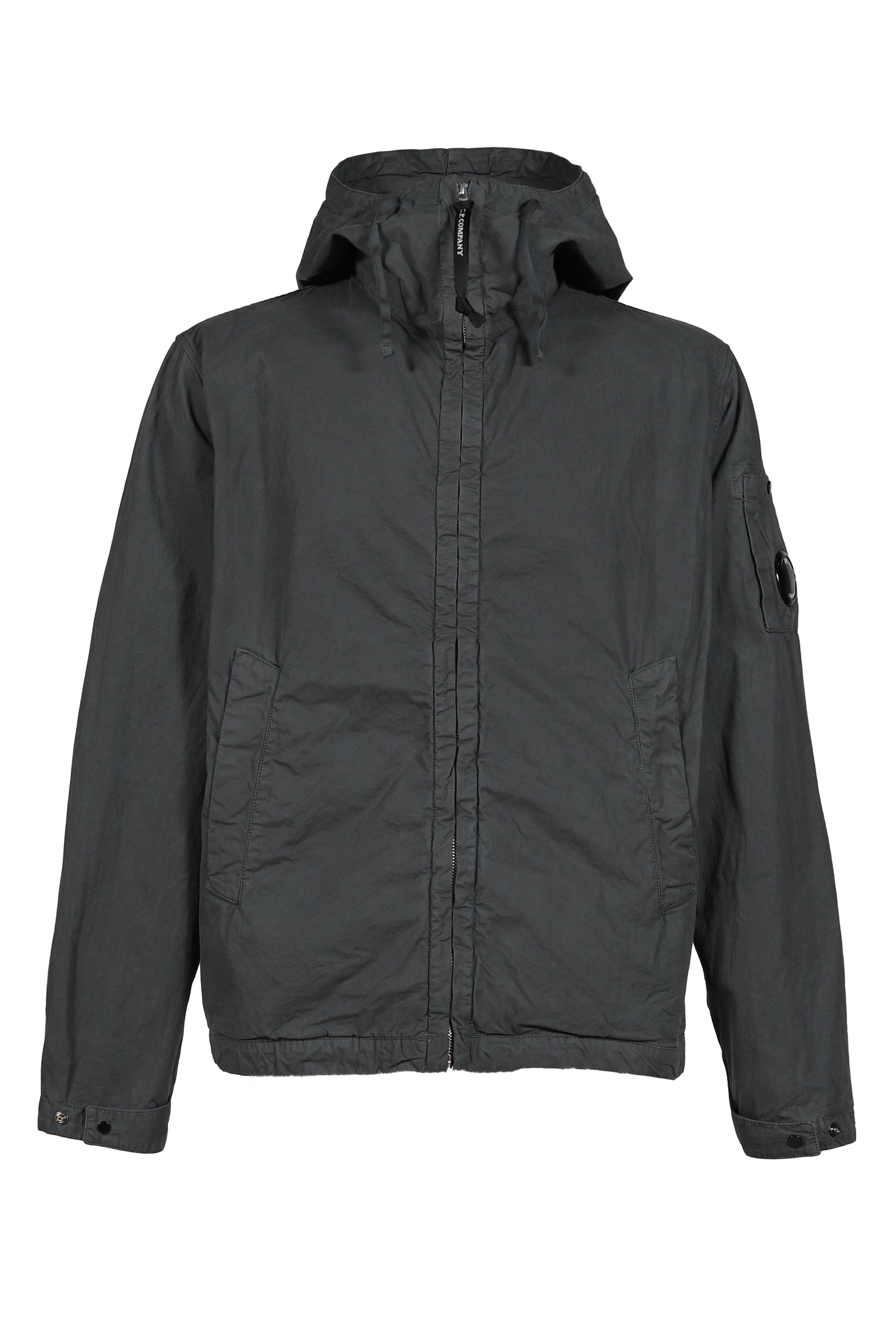 MICRO-REPS HOODED LENS JACKET / GUNMETAL