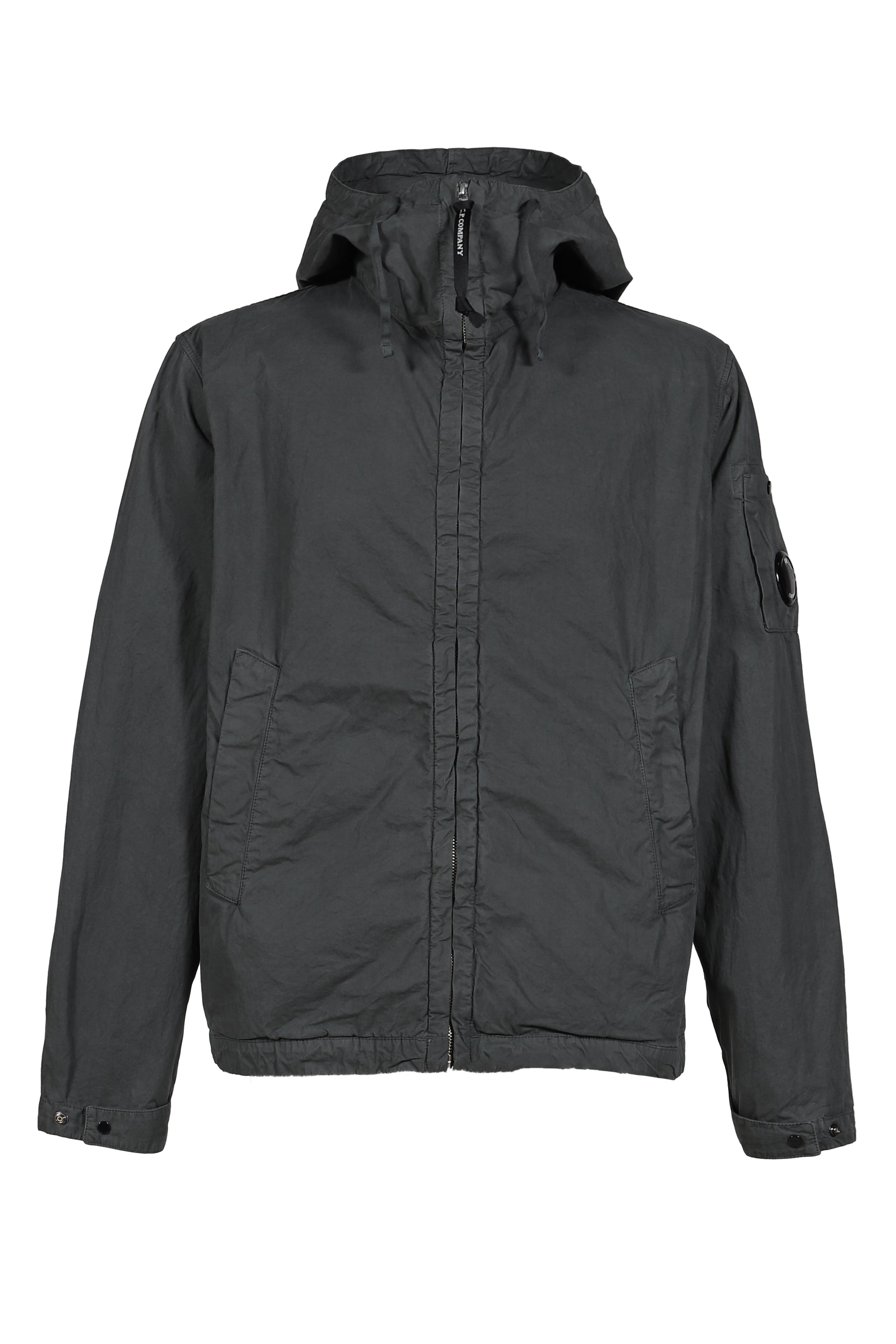 MICRO-REPS HOODED LENS JACKET / GUNMETAL