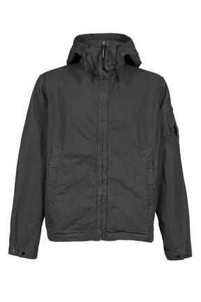 MICRO-REPS HOODED LENS JACKET / GUNMETAL