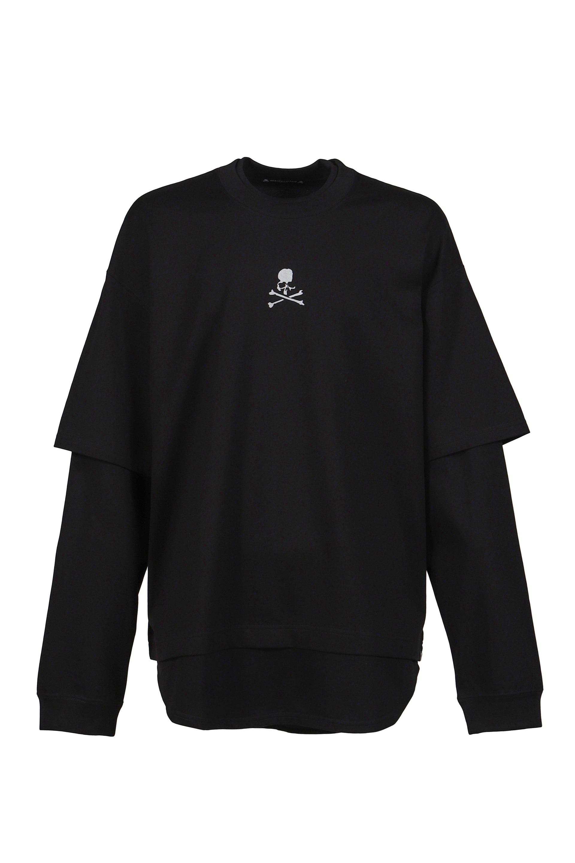 LAYERED LS TEE / BLK