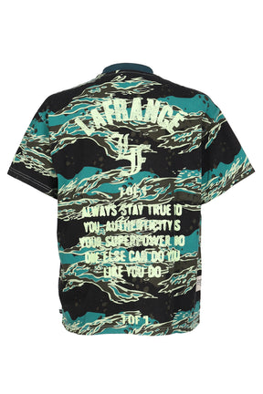 LA FRANC_ SUPPLY AOP T SHIRTS / GRN TERRAIN