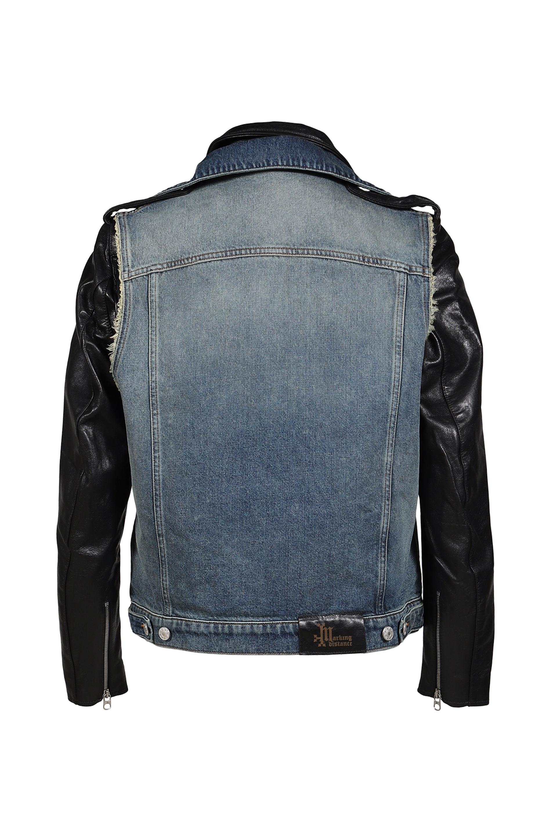 BIKERCLUB JACKET / BLK MECHANIC BLU