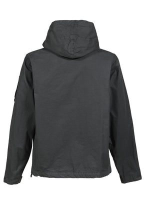 MICRO-REPS HOODED LENS JACKET / GUNMETAL