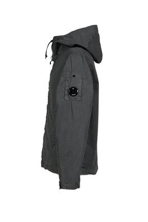 MICRO-REPS HOODED LENS JACKET / GUNMETAL