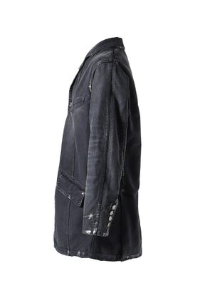 MOLESKINE PRISONER COVERALL JACKET .12 / BLK