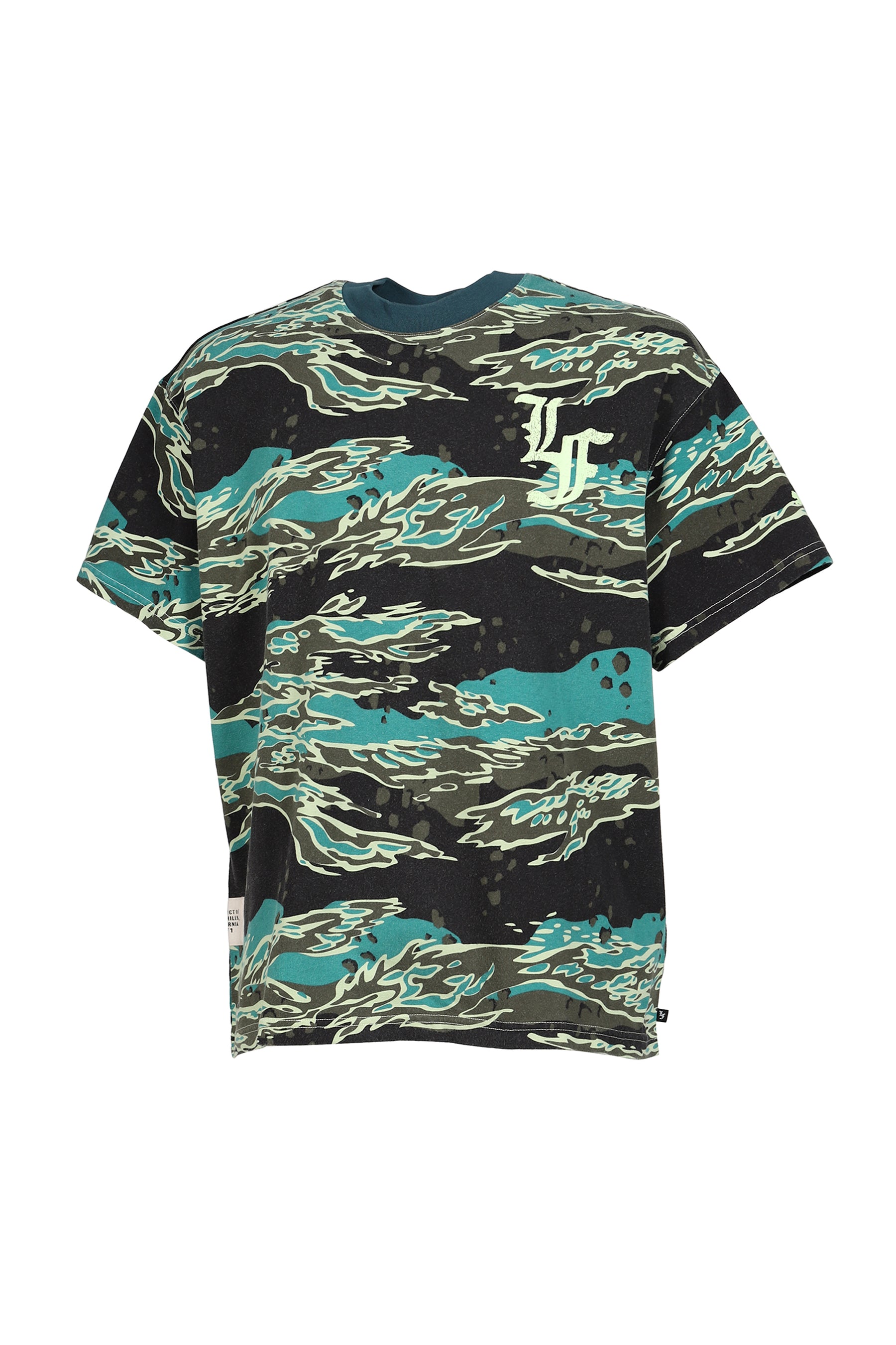 LA FRANC_ SUPPLY AOP T SHIRTS / GRN TERRAIN