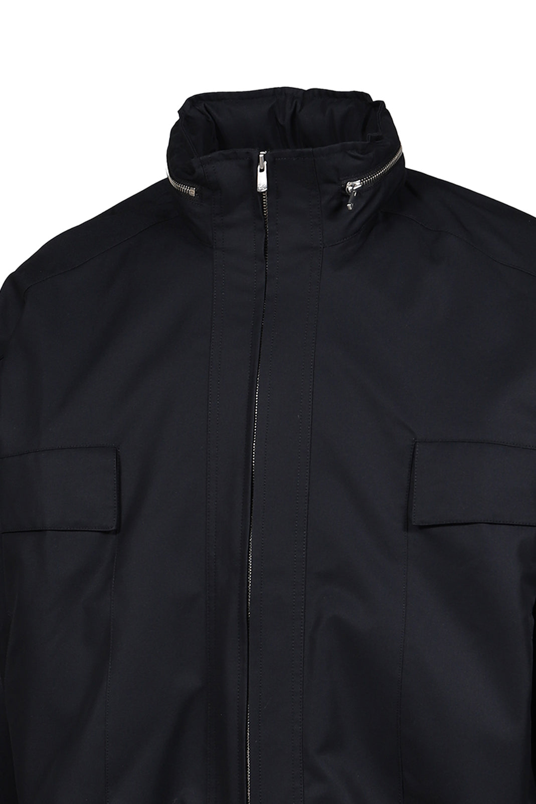 REIA HOODED WORK JACKET / CARBON BLK
