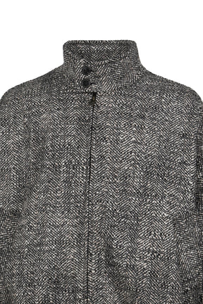 LEE - HERRINGBONE WOOL BOMBER JACKET / NUT BLK 