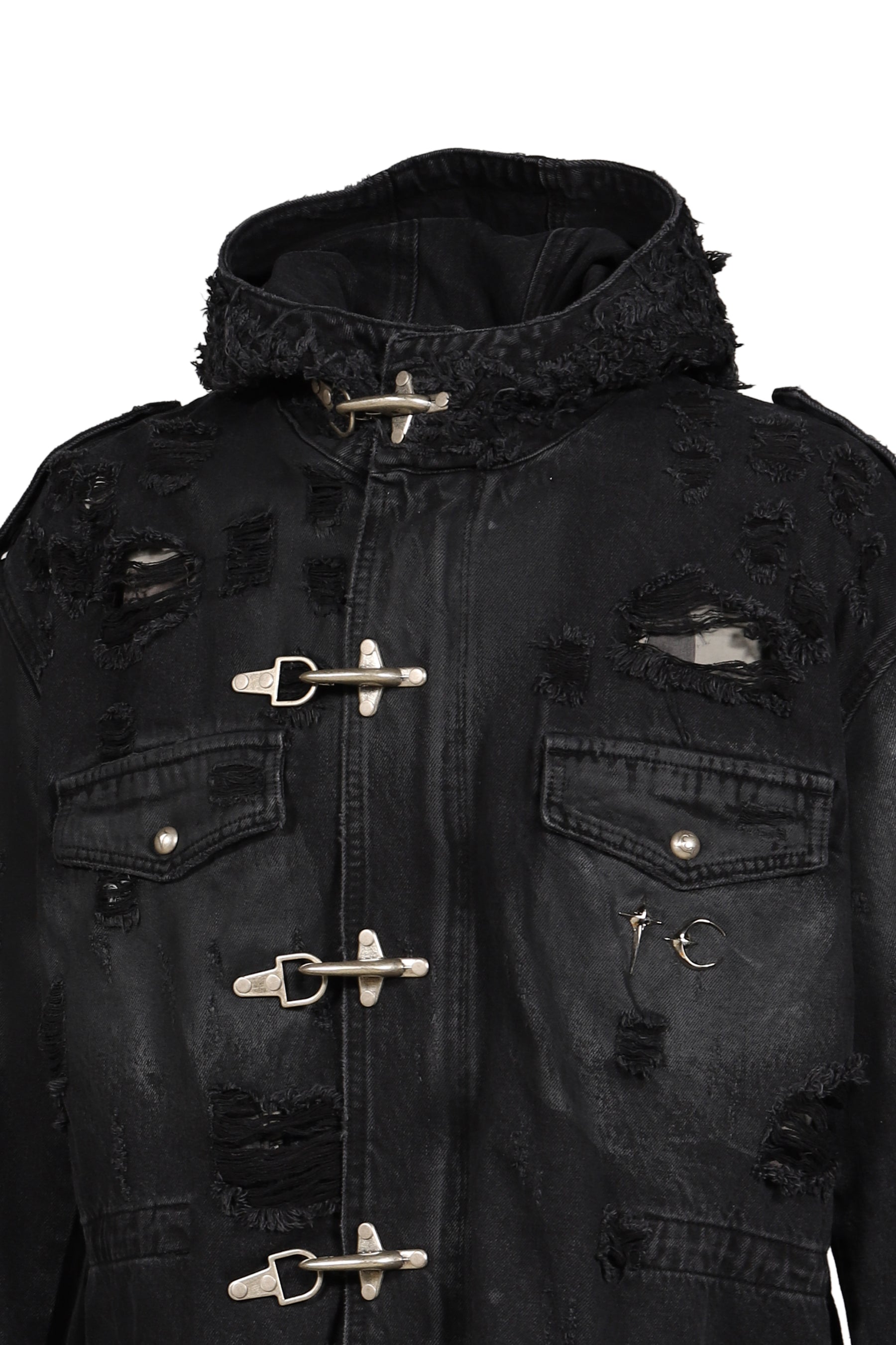 Thug Club サグクラブ SS26 TC SHADOW TRIBAL M-65 JACKET / BLK