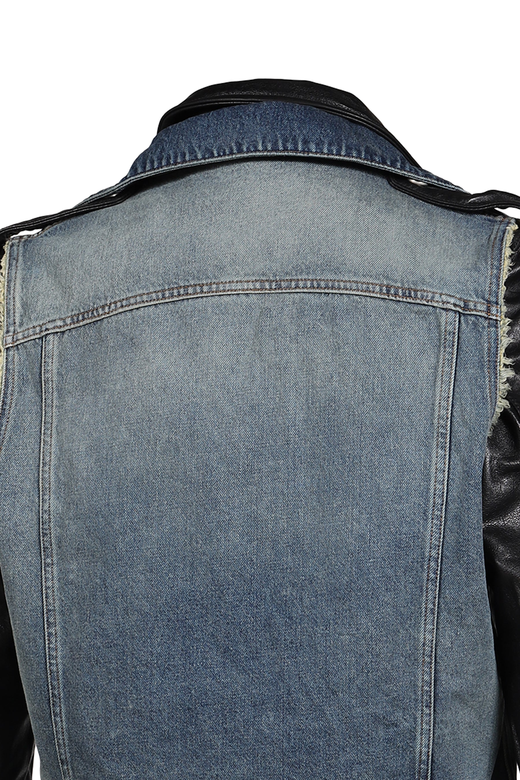 BIKERCLUB JACKET / BLACK MECHANIC BLUE